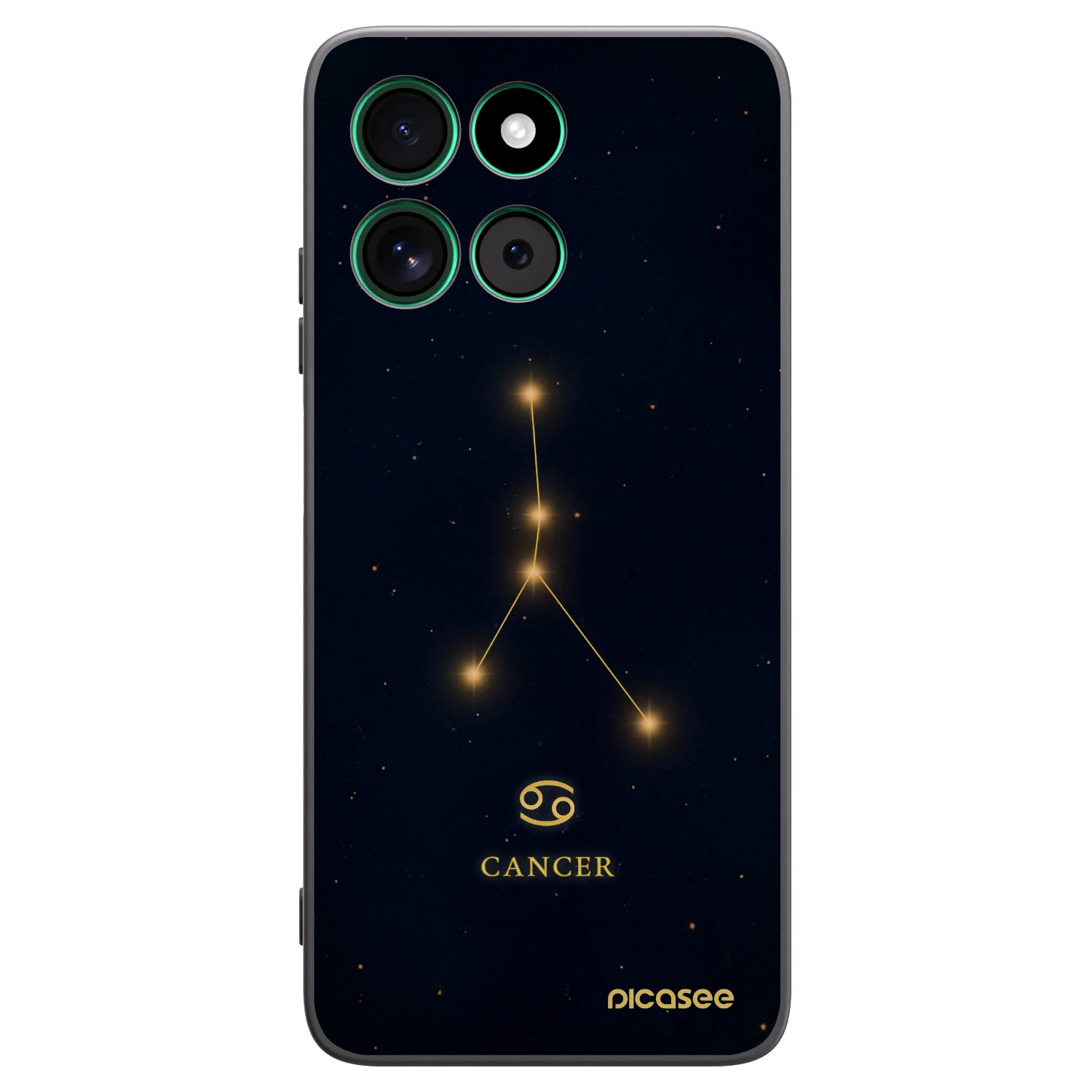 Picasee silikonový černý obal pro Motorola Moto G57 Power - CANCER