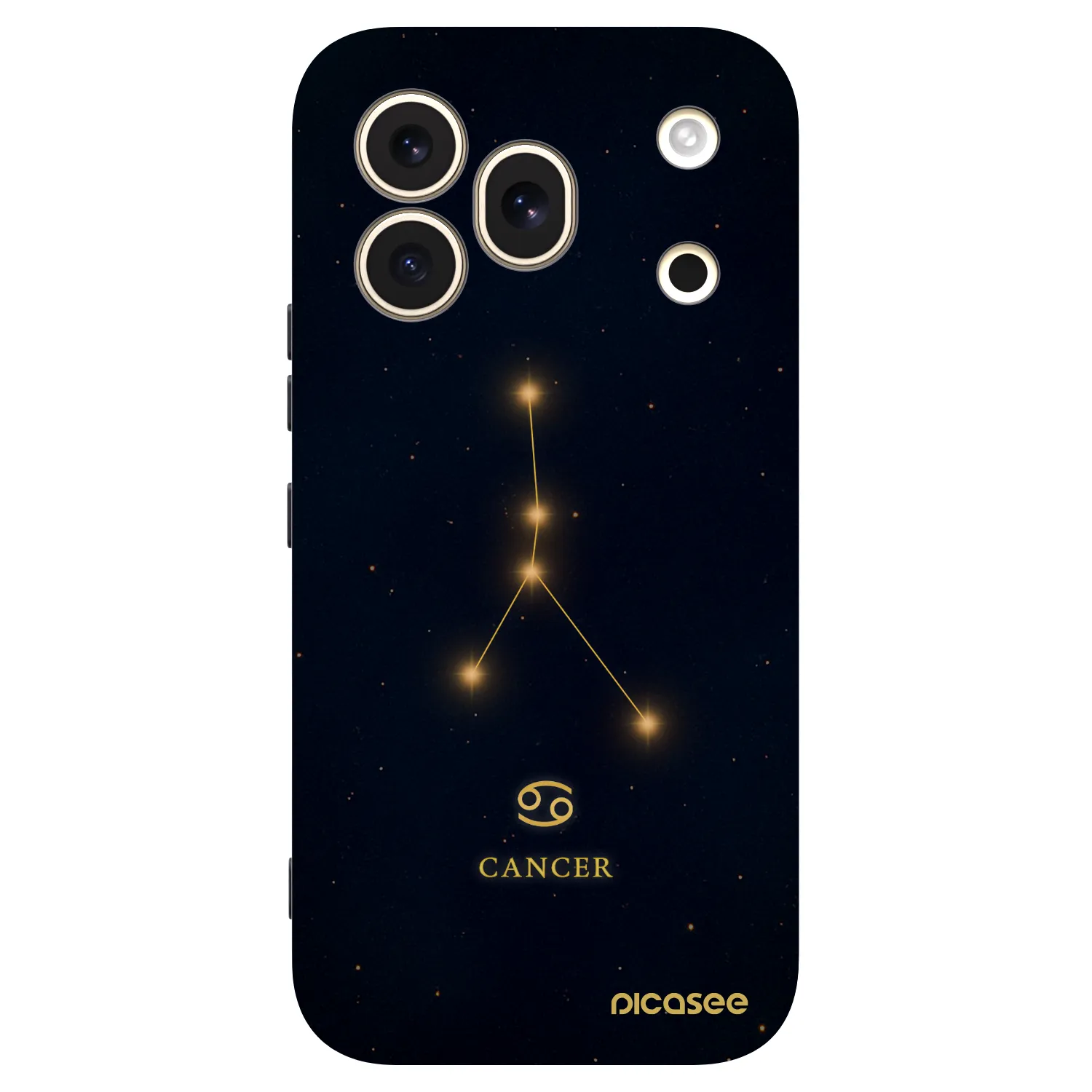 Picasee silikonový černý obal pro Honor 600 Pro - CANCER