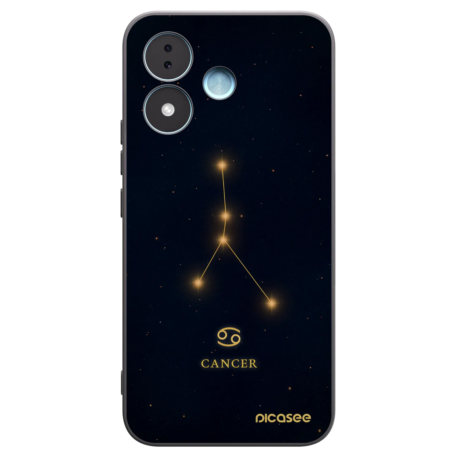 Picasee silikonový černý obal pro Xiaomi Redmi Note 17 5G - CANCER