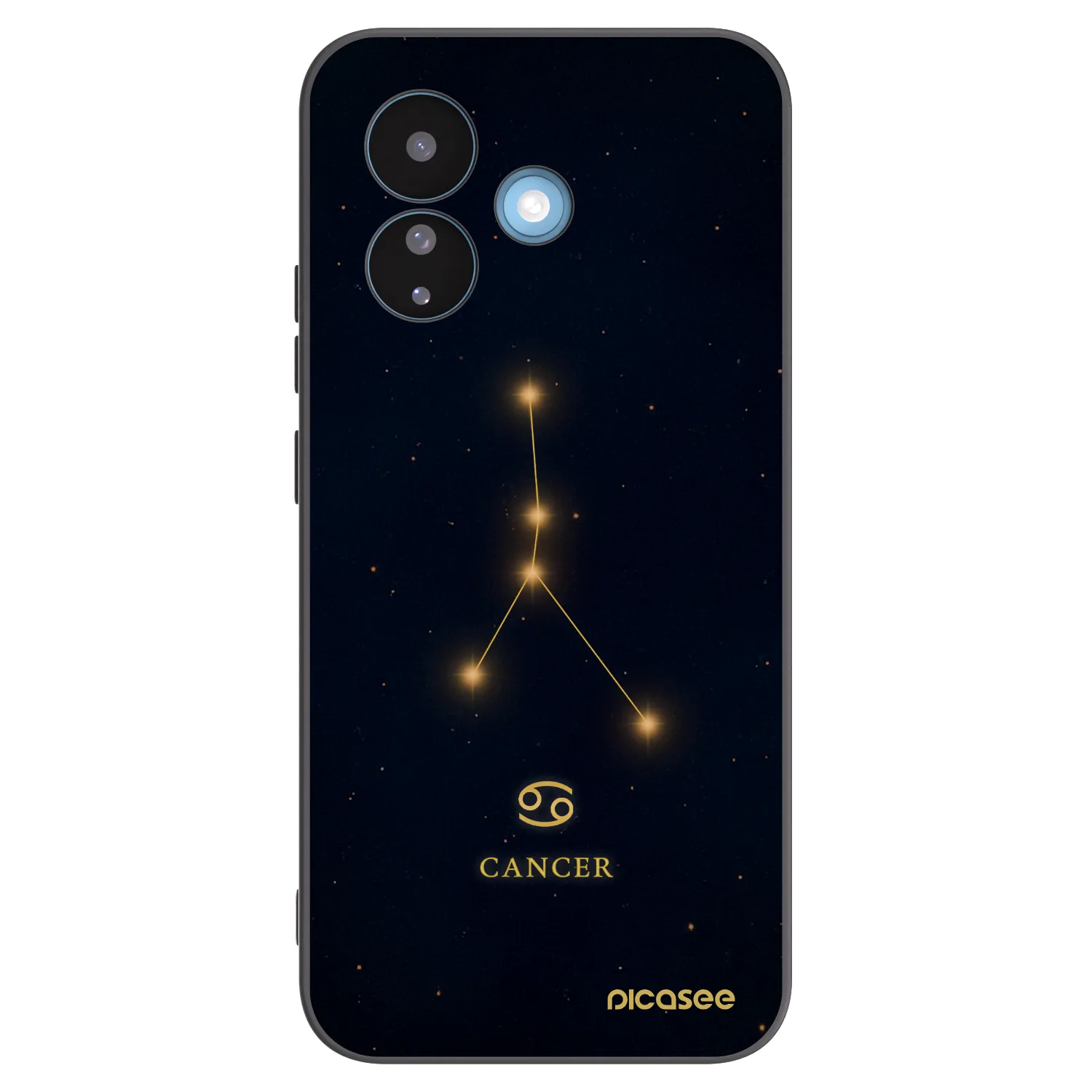 Picasee silikonový černý obal pro Xiaomi Redmi Note 17 Pro 5G - CANCER