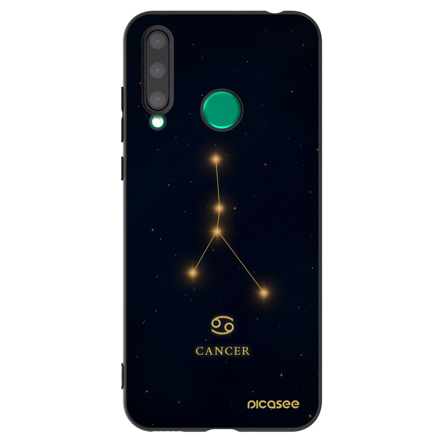 Picasee silikonový černý obal pro Honor 20 Lite - CANCER