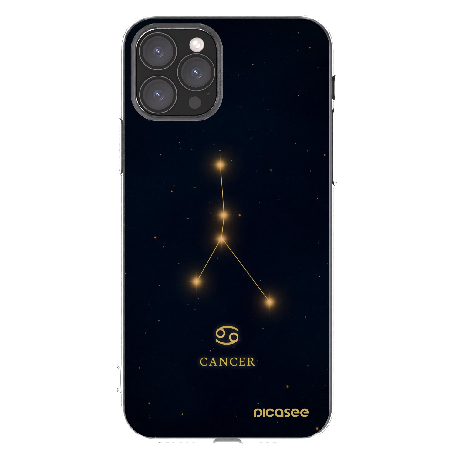 Picasee silikonový průhledný obal pro Apple iPhone 11 Pro - CANCER