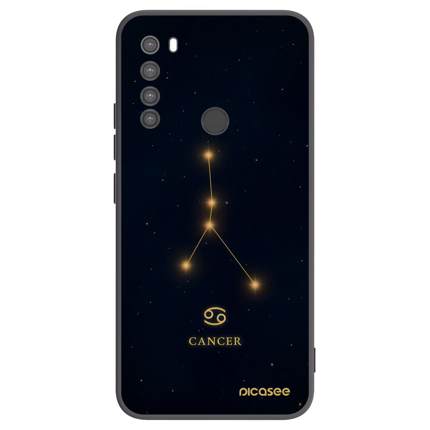 Picasee silikonový černý obal pro Xiaomi Redmi Note 8 - CANCER