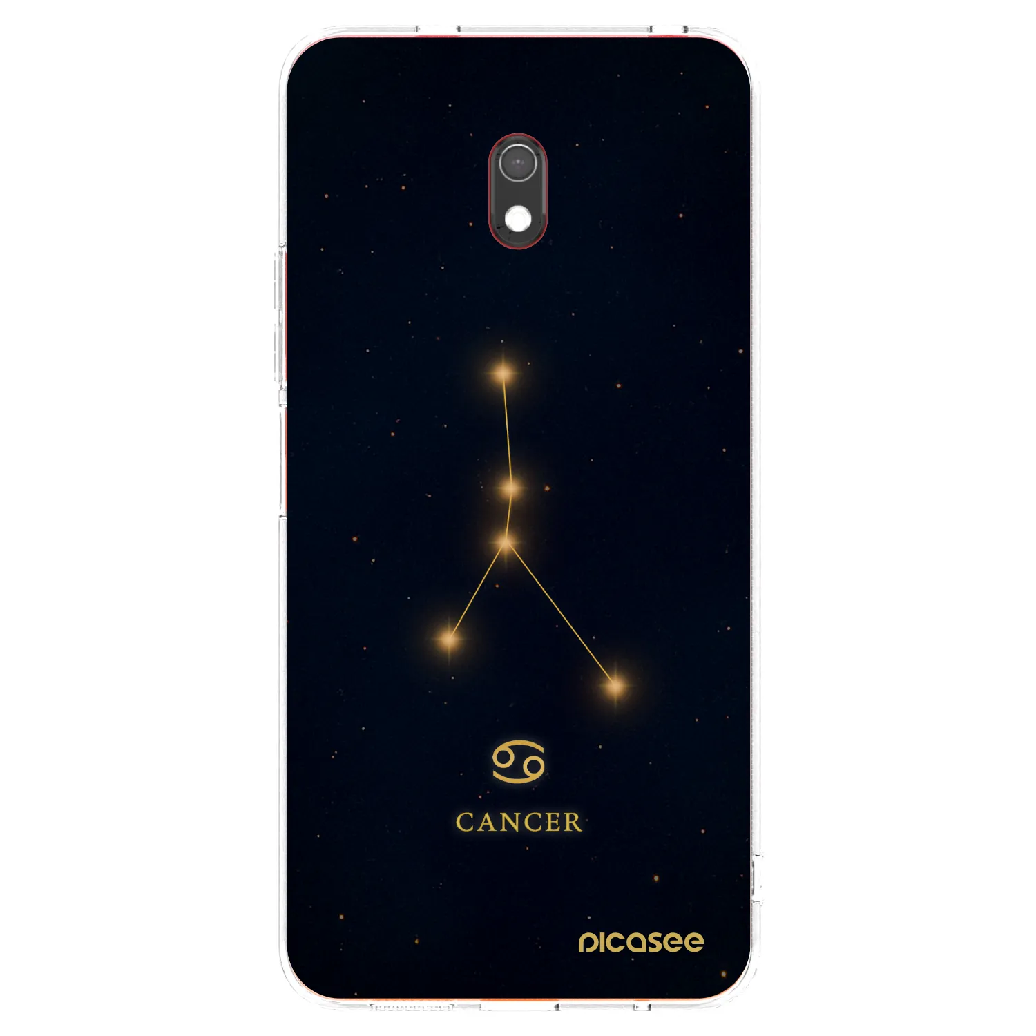 Picasee silikonový průhledný obal pro Xiaomi Redmi 8A - CANCER