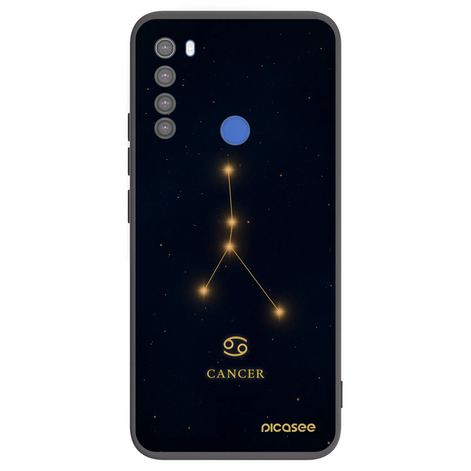 Picasee silikonový černý obal pro Xiaomi Redmi Note 8T - CANCER