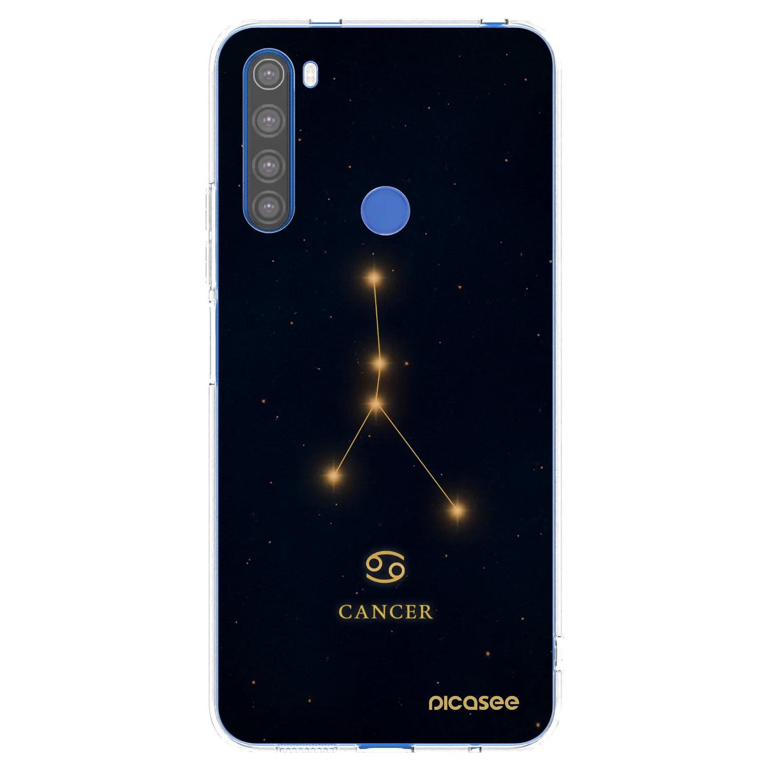 Picasee silikonový průhledný obal pro Xiaomi Redmi Note 8T - CANCER