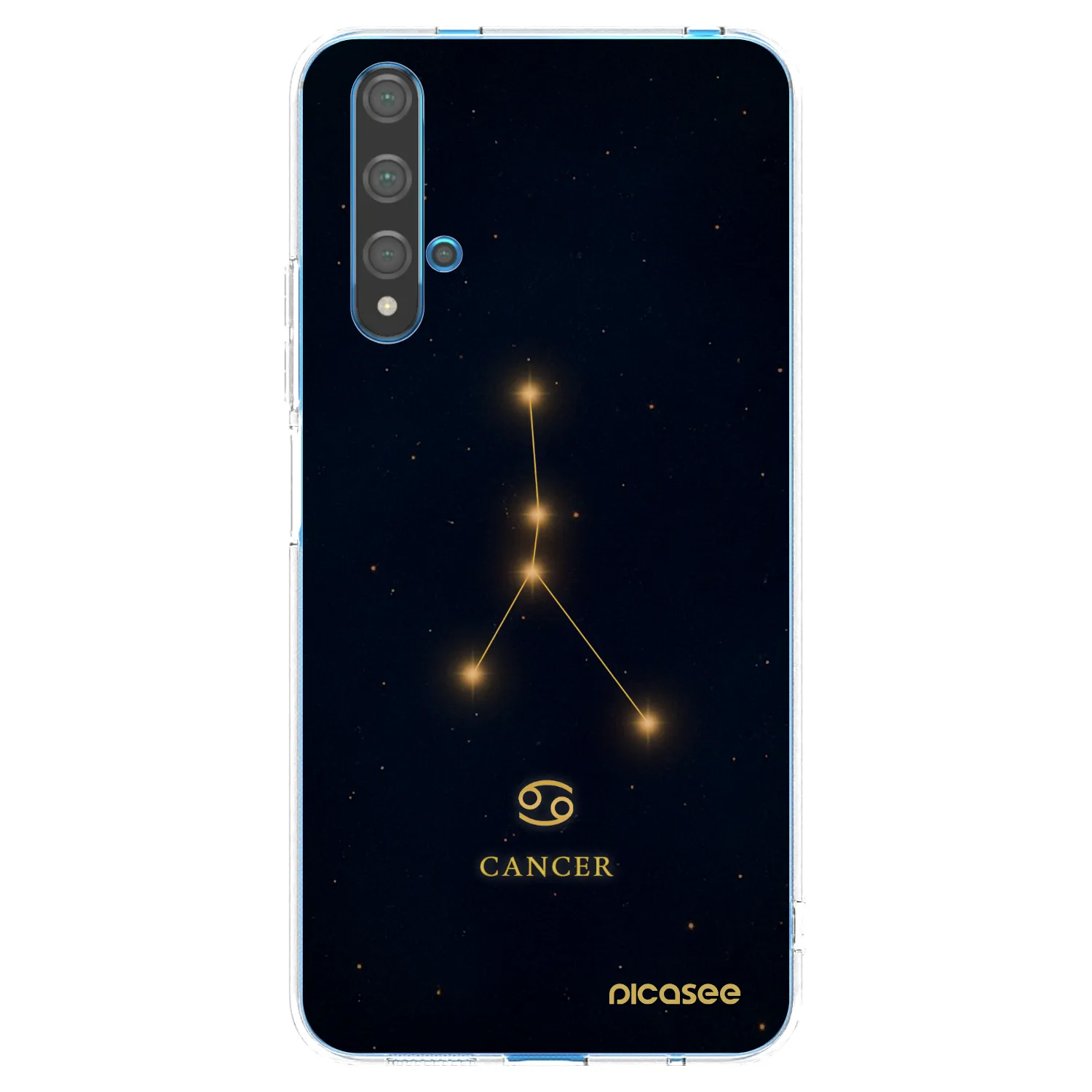 Picasee silikonový průhledný obal pro Huawei Nova 5T - CANCER