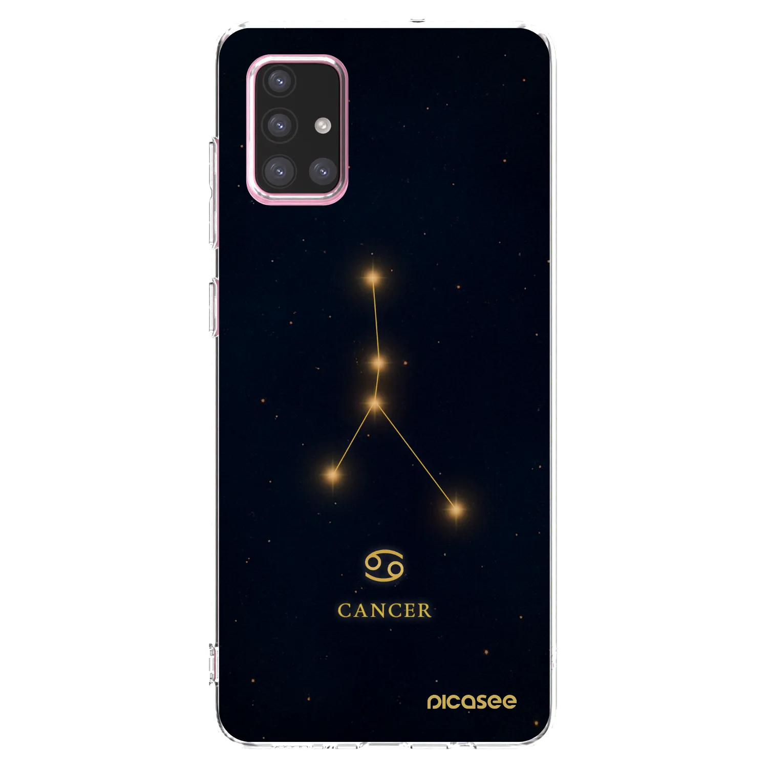 Picasee silikonový průhledný obal pro Samsung Galaxy A71 A715F - CANCER