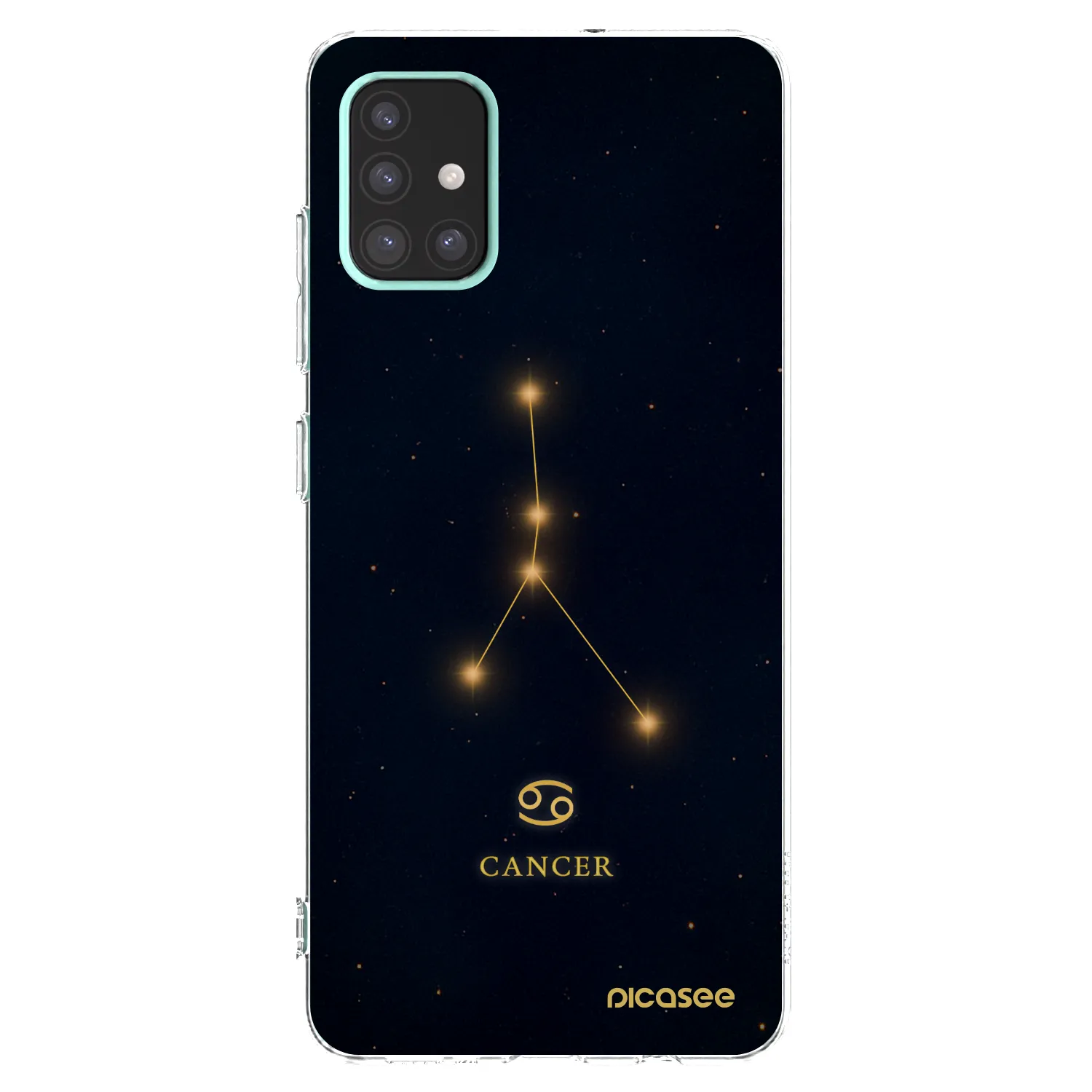 Picasee silikonový průhledný obal pro Samsung Galaxy A51 A515F - CANCER