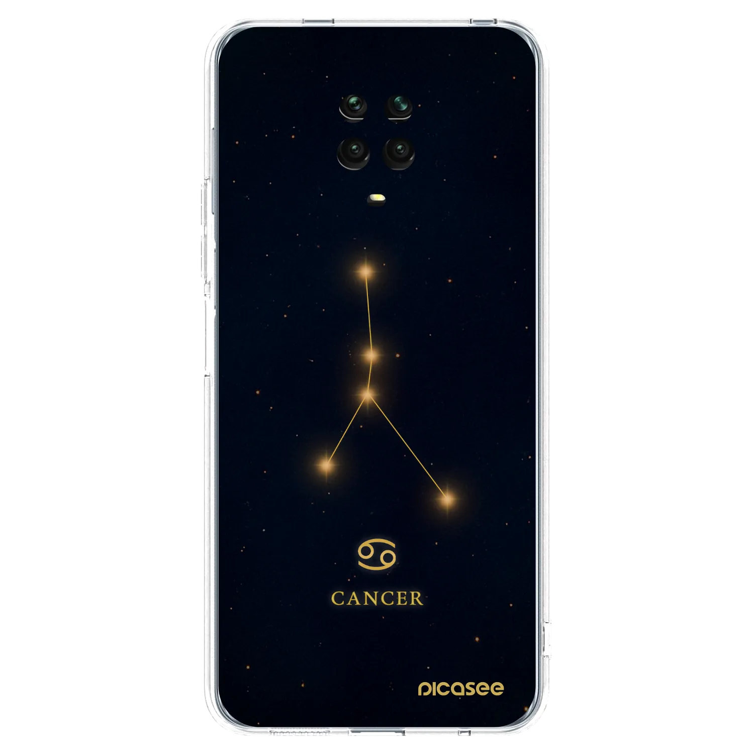 Picasee silikonový průhledný obal pro Xiaomi Redmi Note 9 Pro - CANCER