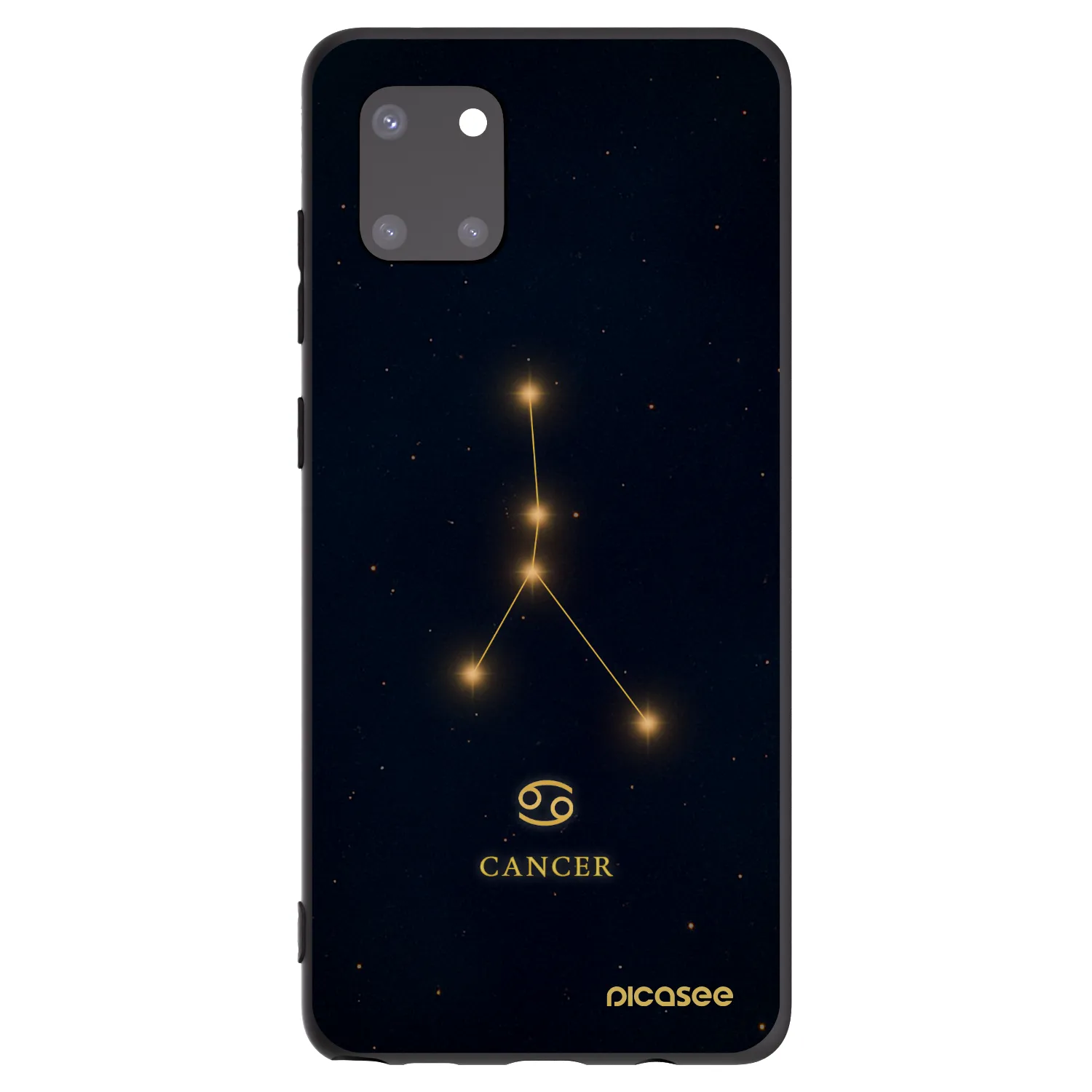 Picasee silikonový černý obal pro Samsung Galaxy Note 10 Lite N770F - CANCER