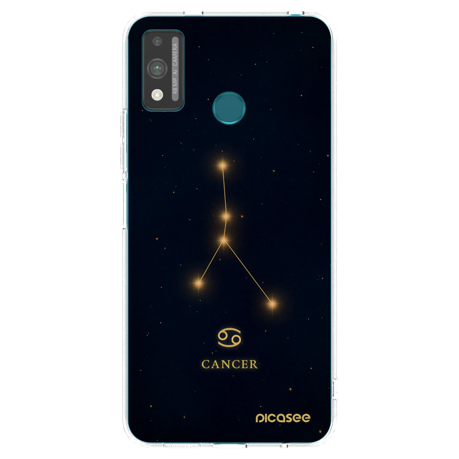 Picasee silikonový průhledný obal pro Honor 9X Lite - CANCER