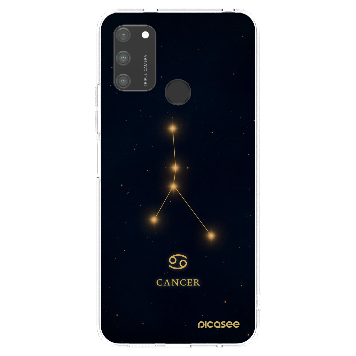 Picasee silikonový průhledný obal pro Honor 9A - CANCER