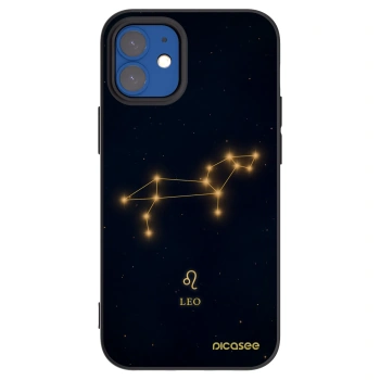 Picasee silikonový černý obal pro Apple iPhone 12 mini - LEO