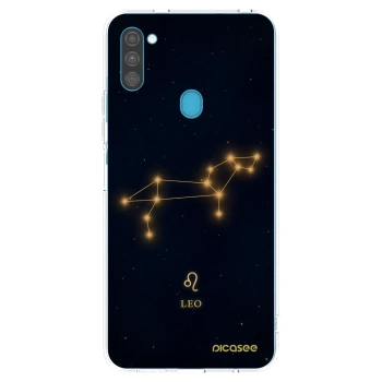 Picasee silikonový průhledný obal pro Samsung Galaxy M11 - LEO