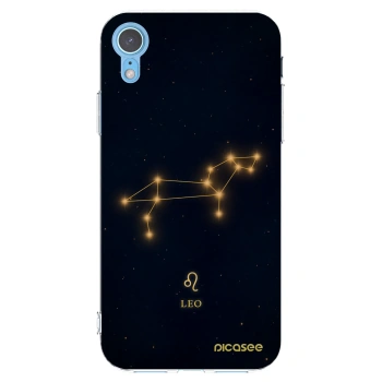 Picasee silikonový průhledný obal pro Apple iPhone XR - LEO