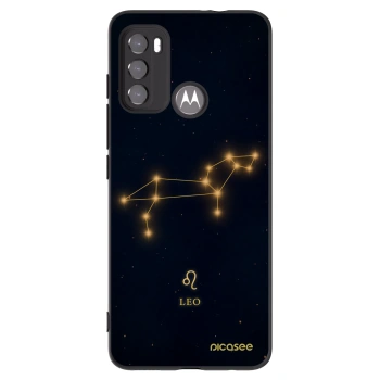 Picasee silikonový černý obal pro Motorola Moto G60 - LEO