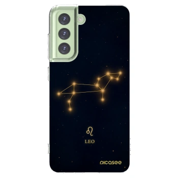 Picasee silikonový průhledný obal pro Samsung Galaxy S21 FE 5G - LEO