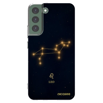 Picasee silikonový průhledný obal pro Samsung Galaxy S22+ 5G - LEO