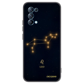 Picasee silikonový černý obal pro OPPO Reno 5 5G - LEO