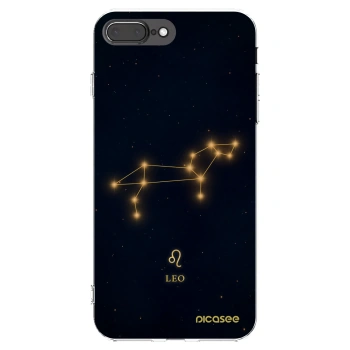 Picasee silikonový průhledný obal pro Apple iPhone 8 Plus - LEO