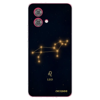 Picasee silikonový průhledný obal pro Motorola Moto G84 5G - LEO