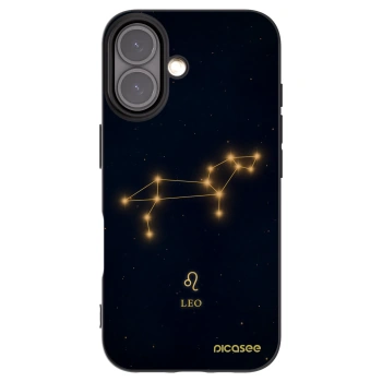 Picasee silikonový černý obal pro Apple iPhone 16 - LEO