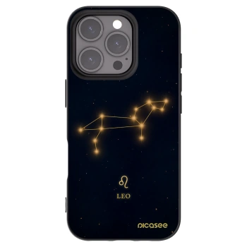 Picasee silikonový černý obal pro Apple iPhone 16 Pro - LEO