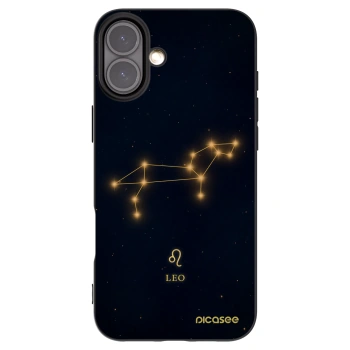 Picasee silikonový černý obal pro Apple iPhone 16 Plus - LEO