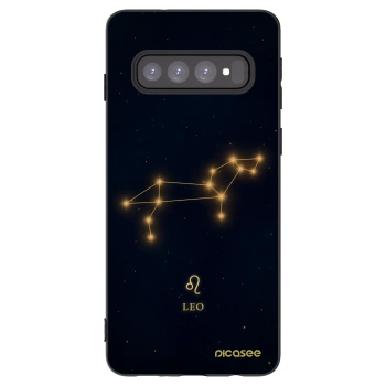Picasee silikonový černý obal pro Samsung Galaxy S10 G973 - LEO