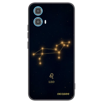 Picasee silikonový černý obal pro Motorola Moto G34 5G - LEO