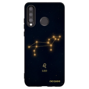 Picasee silikonový černý obal pro Huawei P30 Lite - LEO