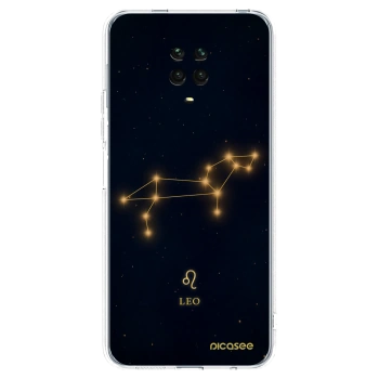 Picasee silikonový průhledný obal pro Xiaomi Redmi Note 9 Pro - LEO