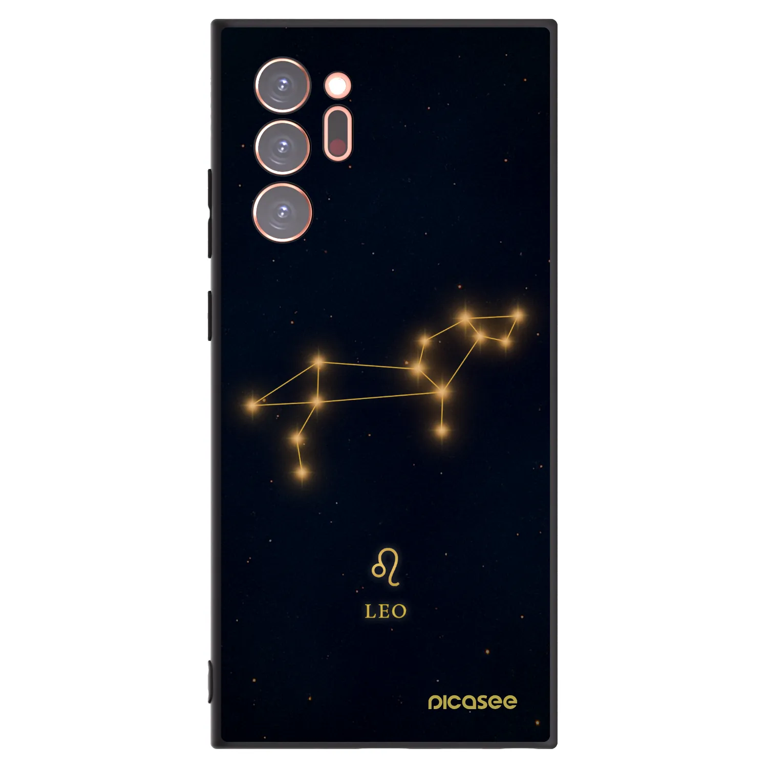 Picasee silikonový černý obal pro Samsung Galaxy Note 20 Ultra - LEO