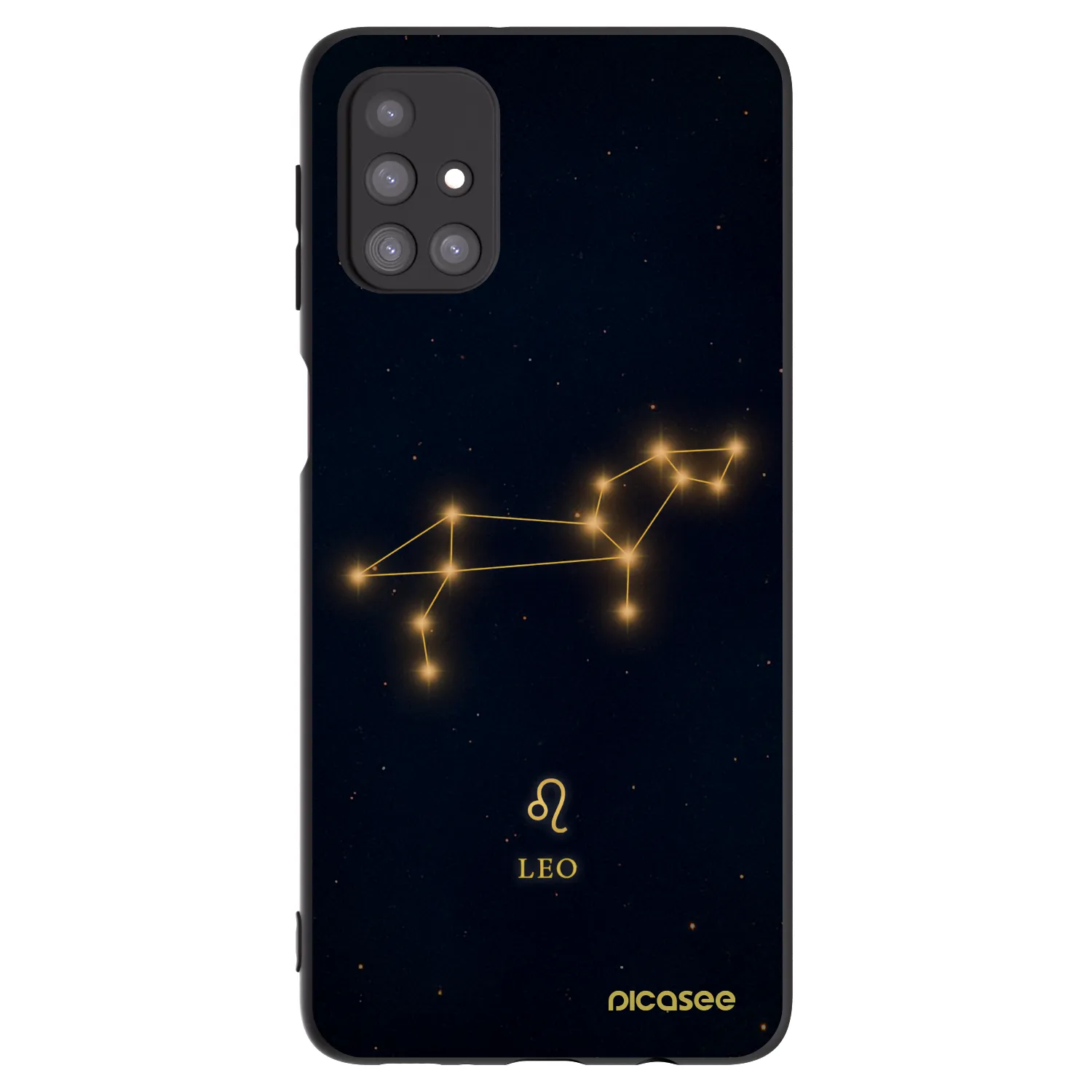 Picasee silikonový černý obal pro Samsung Galaxy M31s - LEO
