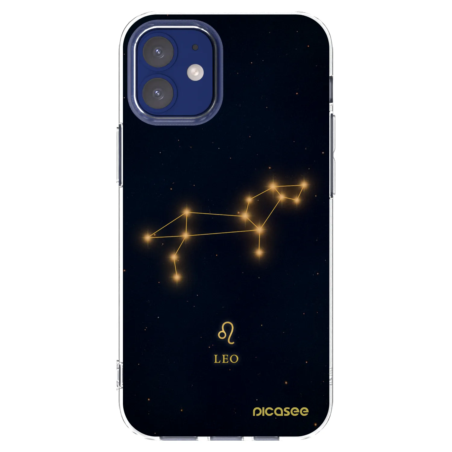 Picasee silikonový průhledný obal pro Apple iPhone 12 mini - LEO