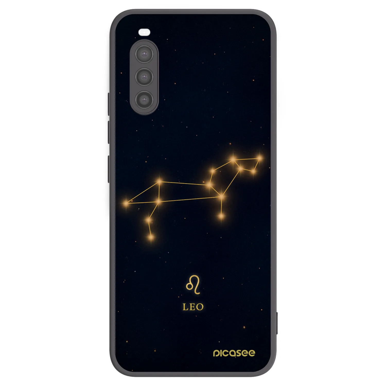 Picasee silikonový černý obal pro Sony Xperia 10 II - LEO