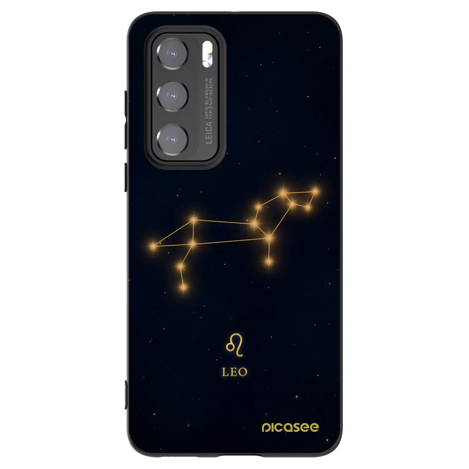 Picasee silikonový černý obal pro Huawei P40 - LEO