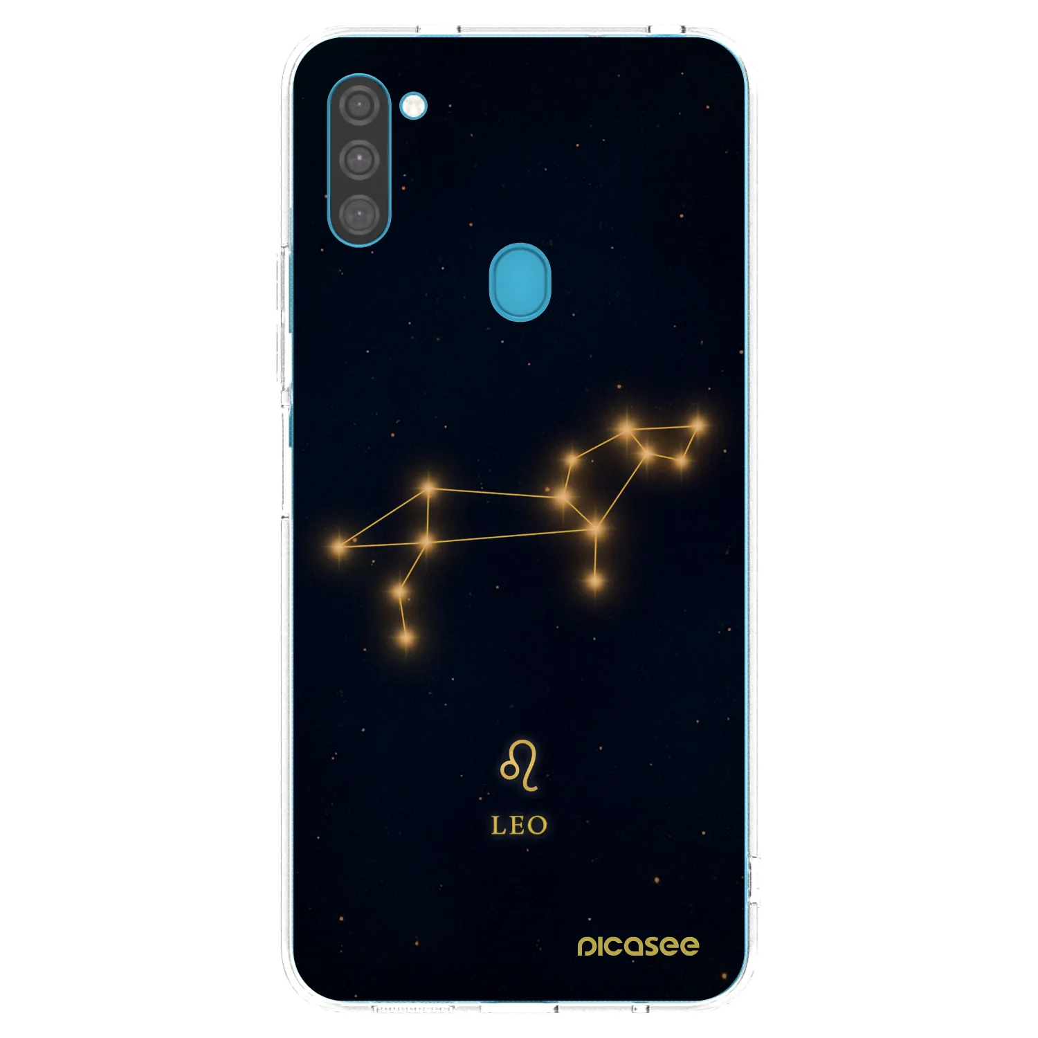 Picasee silikonový průhledný obal pro Samsung Galaxy M11 - LEO