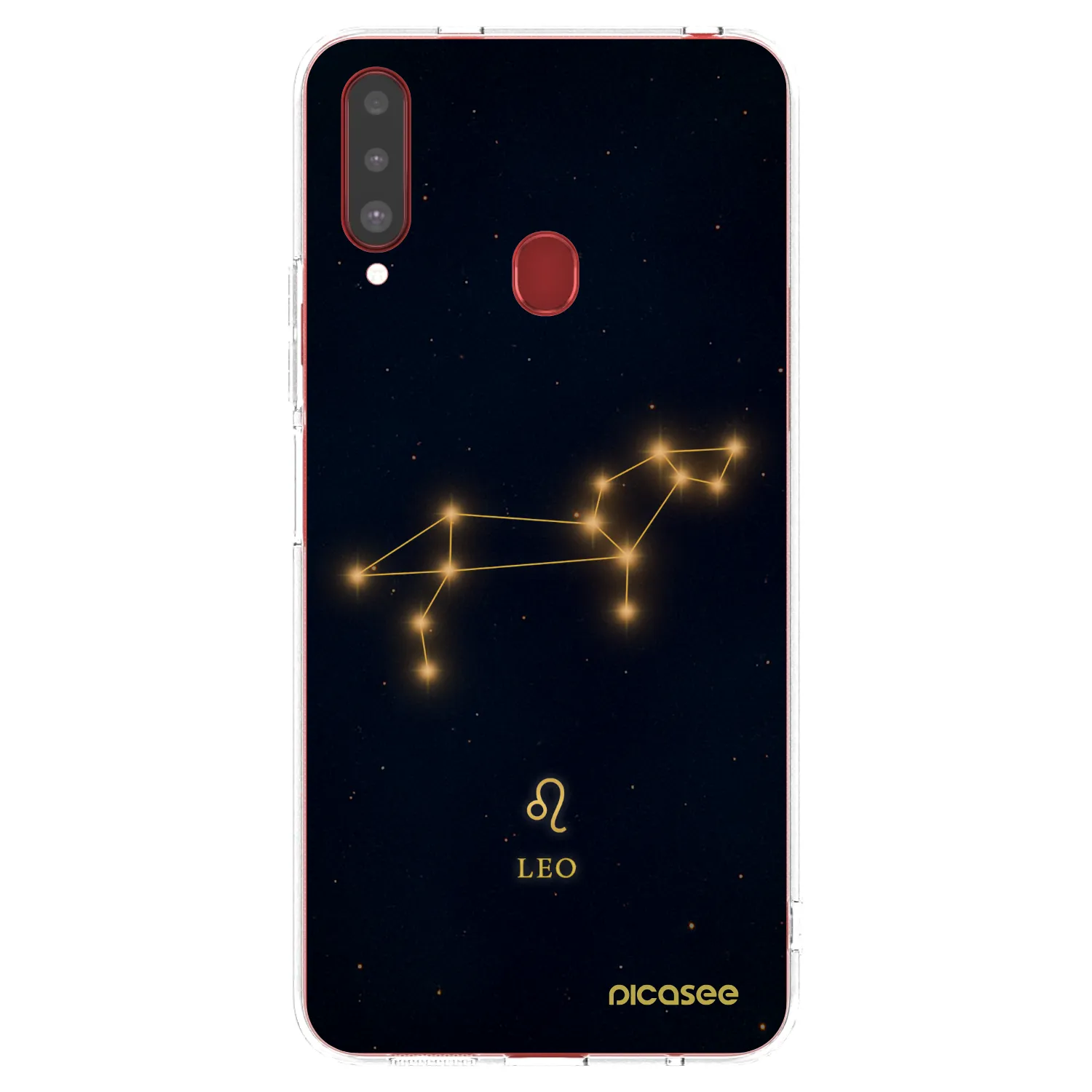 Picasee silikonový průhledný obal pro Samsung Galaxy A20s - LEO