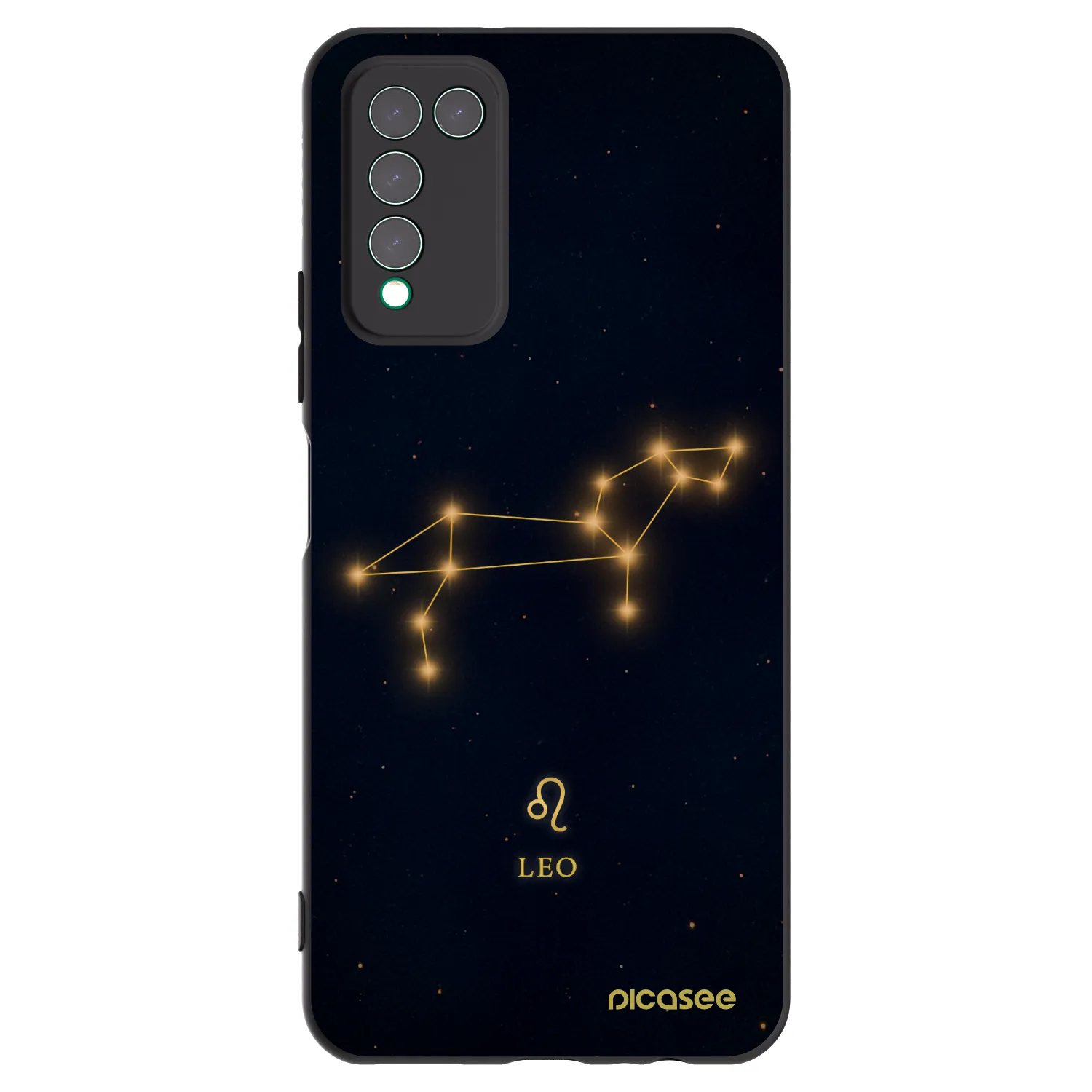 Picasee silikonový černý obal pro Honor 10X Lite - LEO