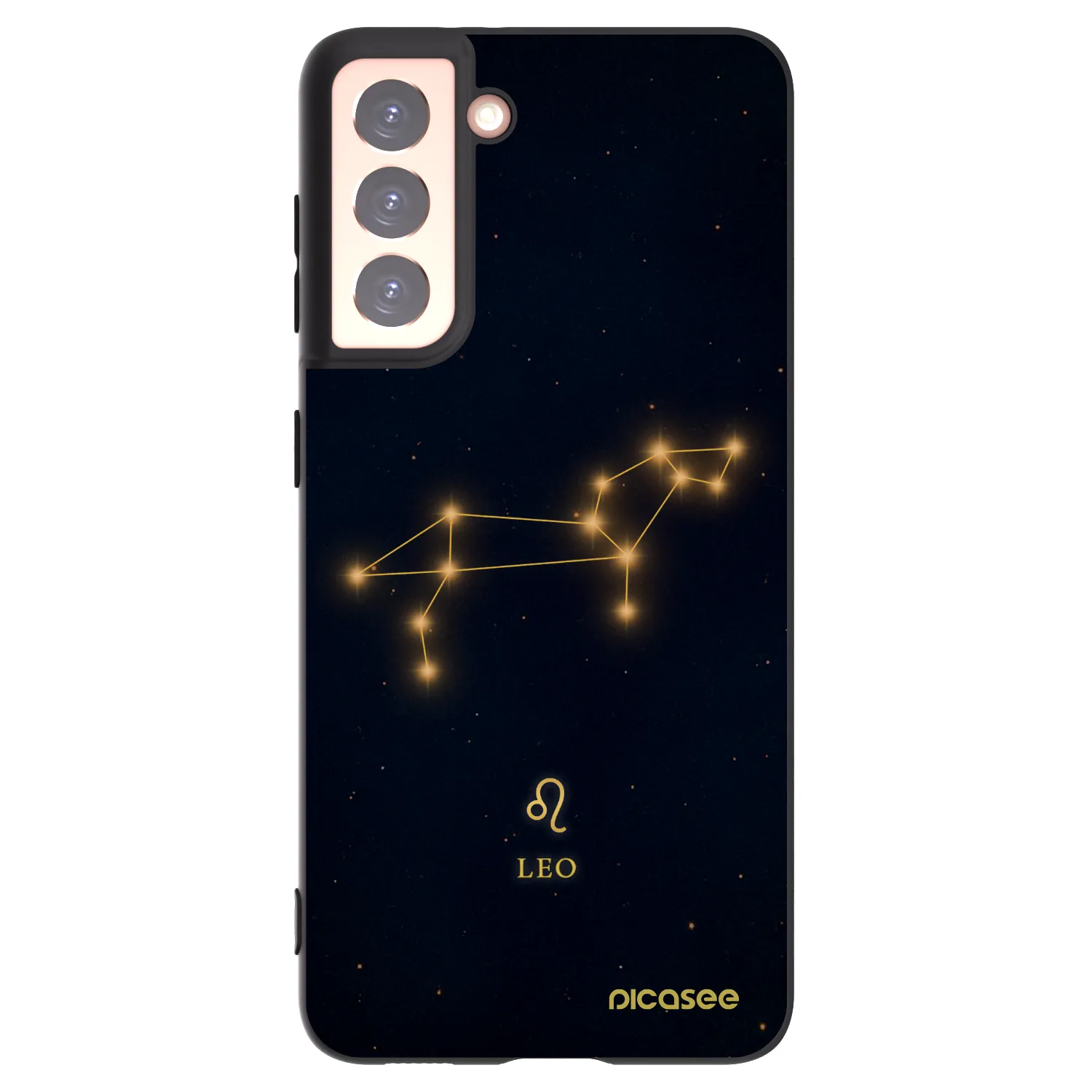 Picasee silikonový černý obal pro Samsung Galaxy S21 5G G991B - LEO