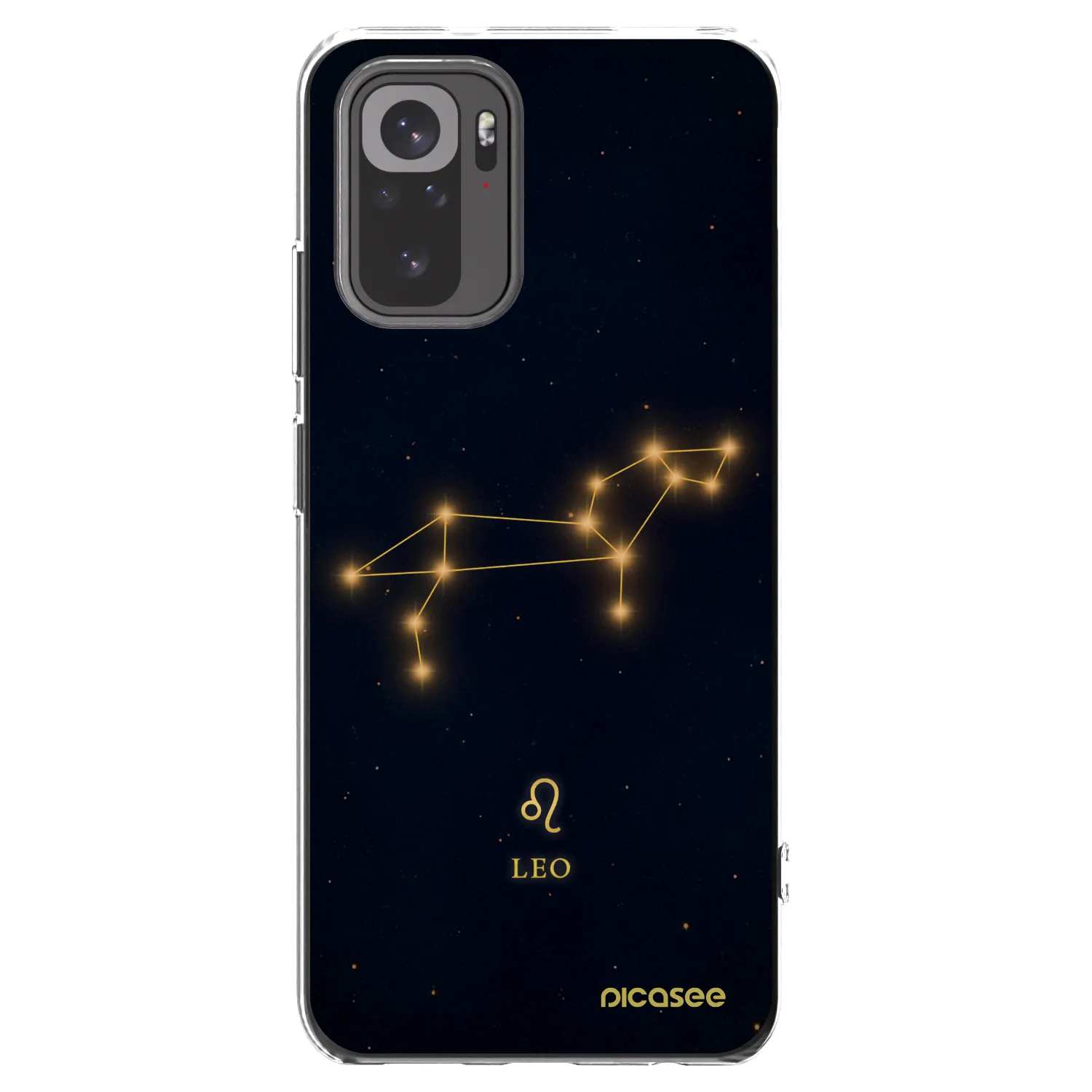 Picasee silikonový průhledný obal pro Xiaomi Redmi Note 10 - LEO