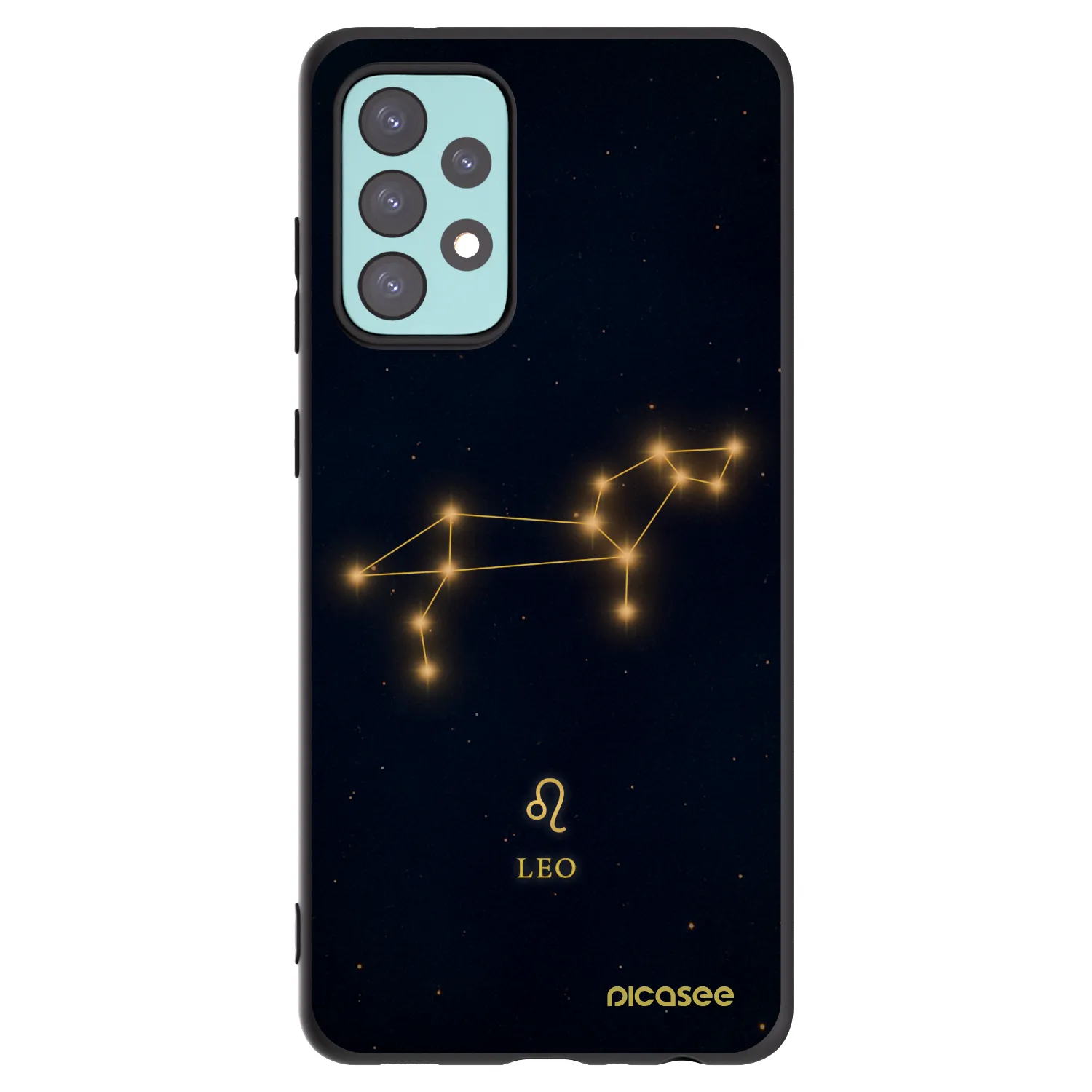 Picasee silikonový černý obal pro Samsung Galaxy A72 A725F - LEO