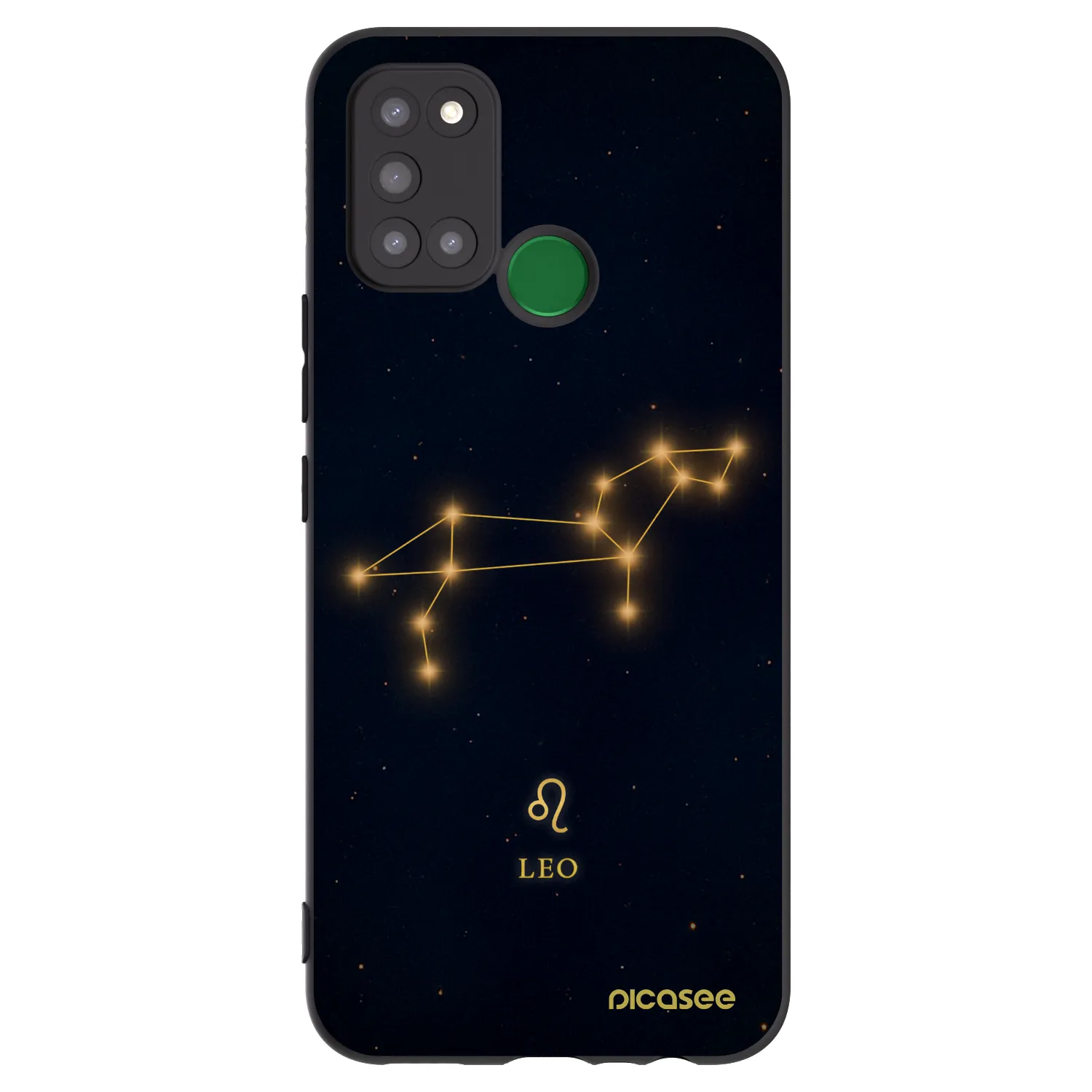 Picasee silikonový černý obal pro Realme 7i - LEO