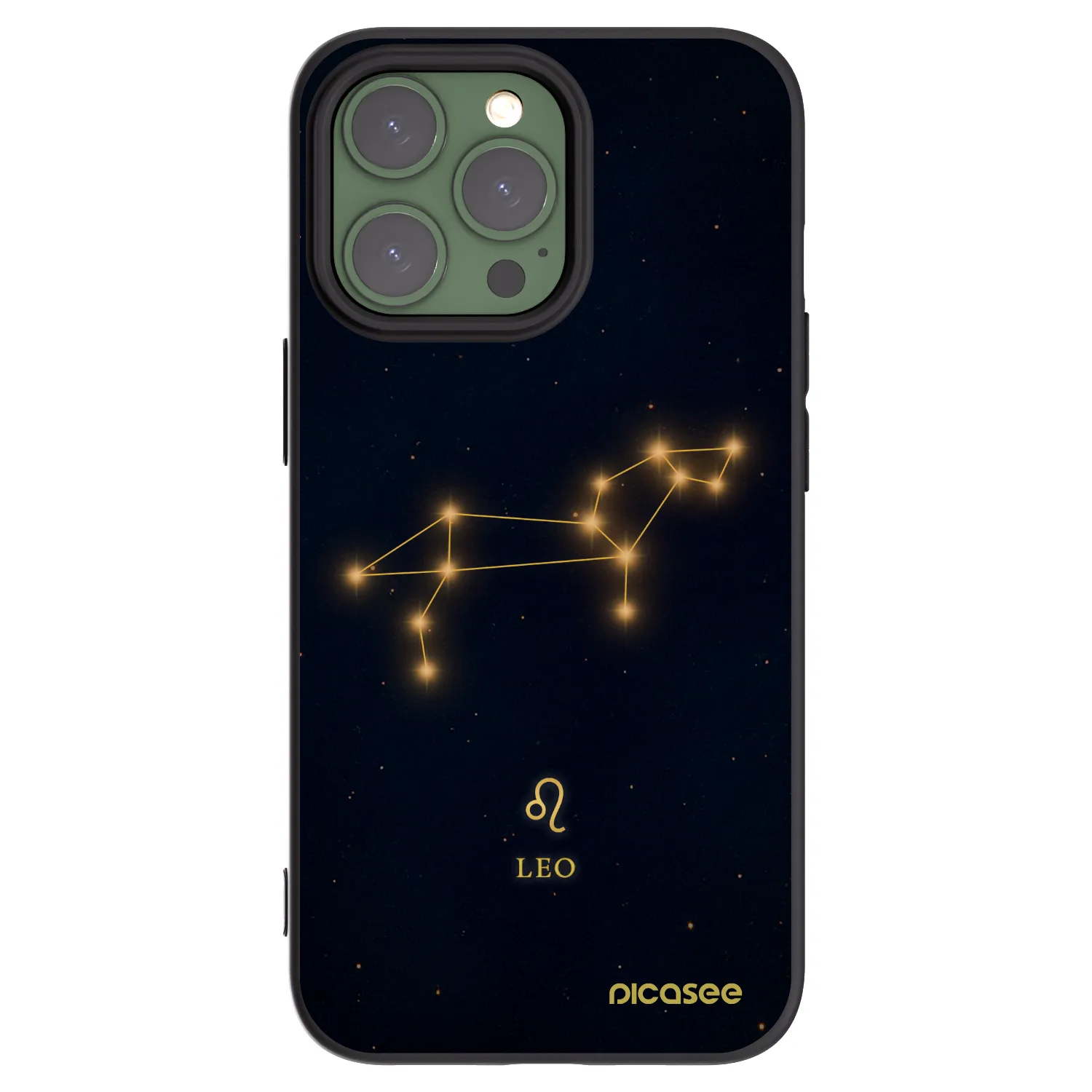 Picasee silikonový černý obal pro Apple iPhone 13 Pro - LEO
