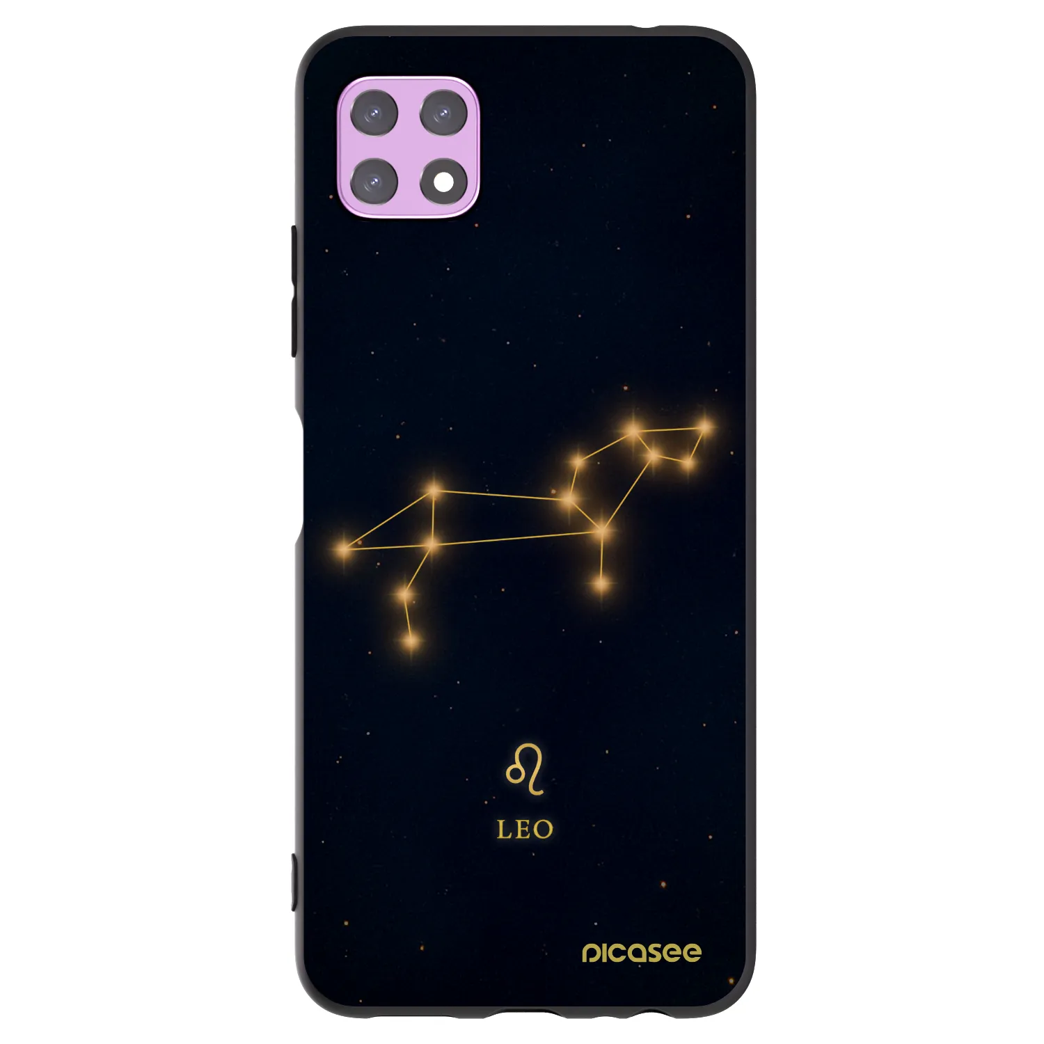 Picasee silikonový černý obal pro Samsung Galaxy A22 A226B 5G - LEO