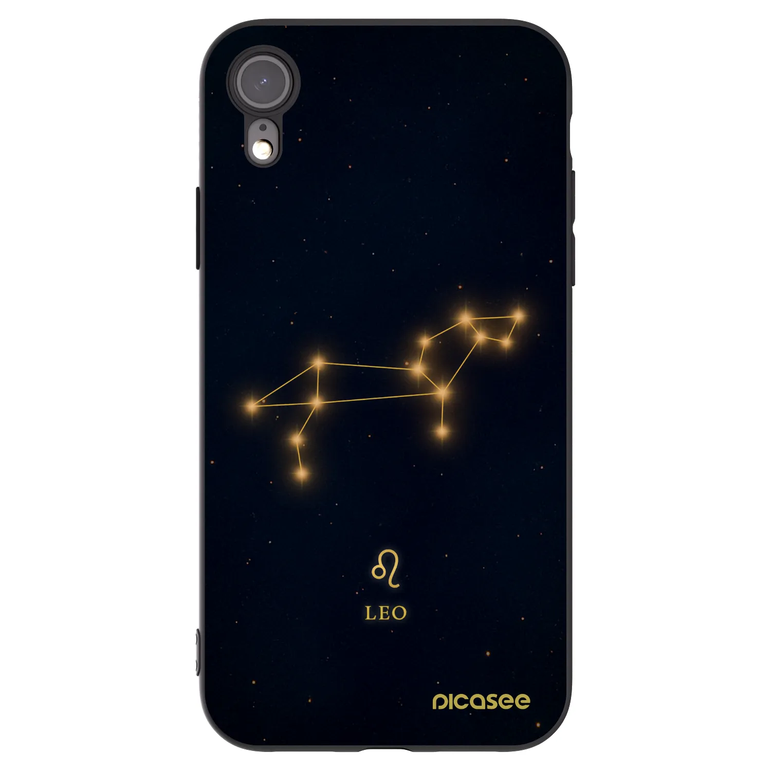 Picasee silikonový černý obal pro Apple iPhone XR - LEO