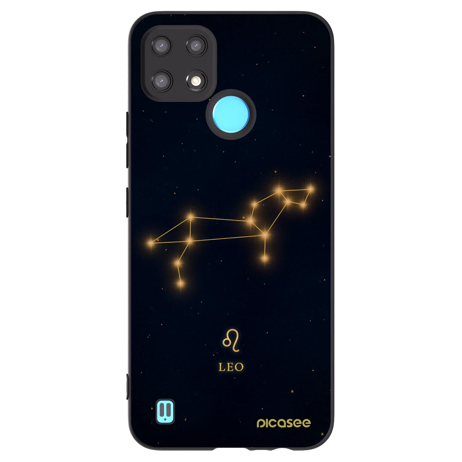 Picasee silikonový černý obal pro Realme C21 - LEO