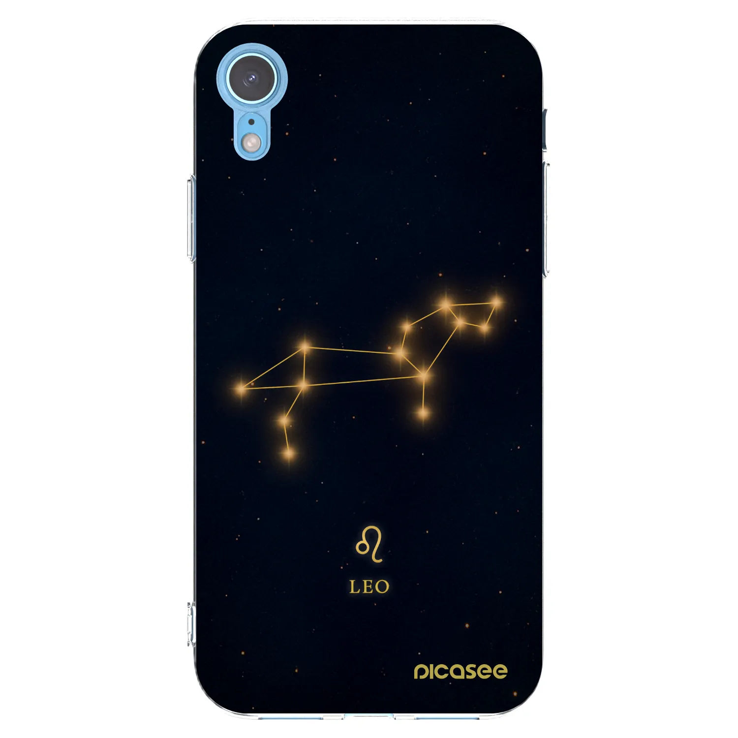 Picasee silikonový průhledný obal pro Apple iPhone XR - LEO